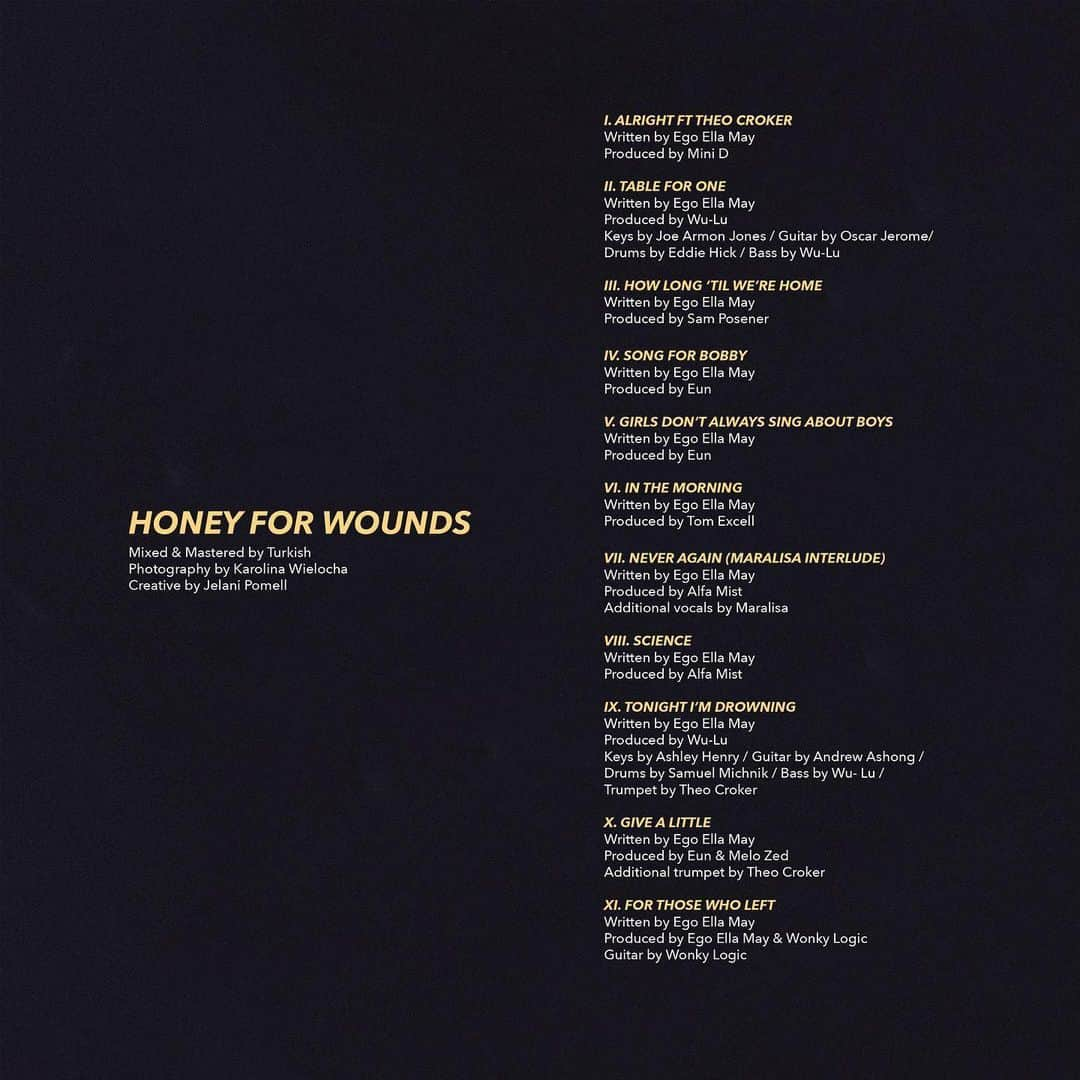 ジョン・ボイエガさんのインスタグラム写真 - (ジョン・ボイエガInstagram)「Proud to present the first album release from my Record Label @UpperRoomRecords, #HoneyForWounds the debut LP by the incredible @EgoEllaMay. This one has been dubbed "an album to heal to" and it's very necessary right now. Make sure you all follow my fellow Nigerian sister, buy, stream and share this album. It's a special one. More to come!」6月26日 20時32分 - johnboyega