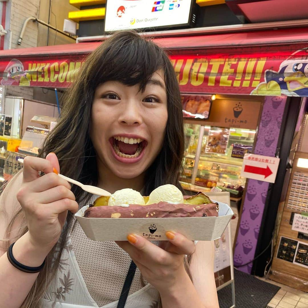 植草歩さんのインスタグラム写真 - (植草歩Instagram)「毎日暑すぎ🍨 またサツマイモ🍠アイス食べたい . . . . . #tapimo #サツマイモ #サツマイモアイス  #新大久保 #新大久保食べ歩き#新大久保グルメ」6月26日 21時14分 - ayayumin0725