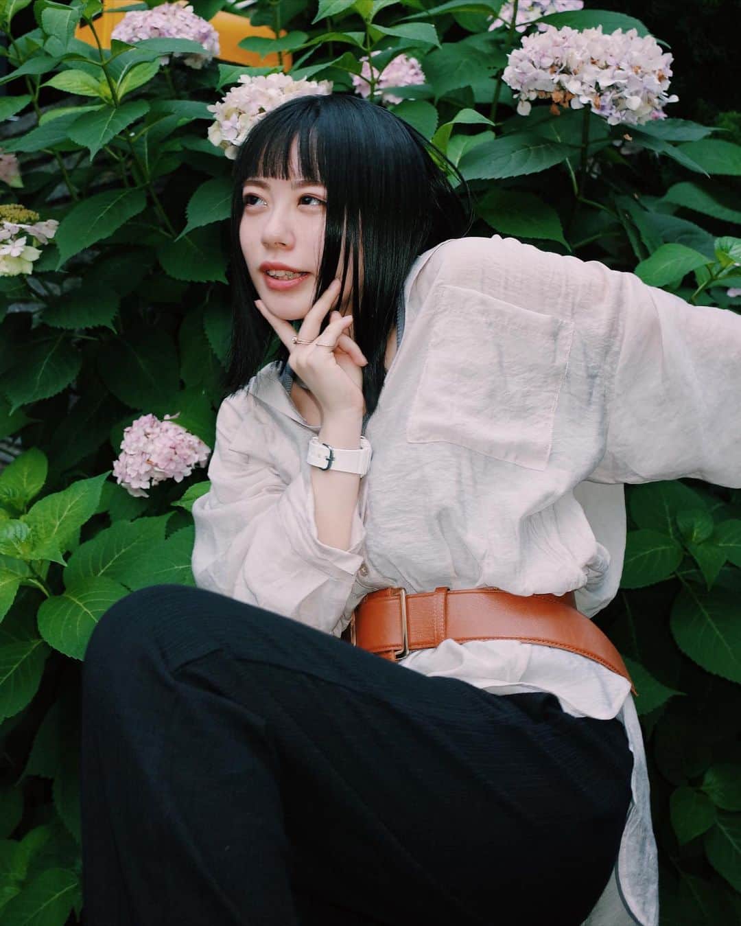 のインスタグラム：「* 髪切って暗くしました🌚 * @youyokoo」