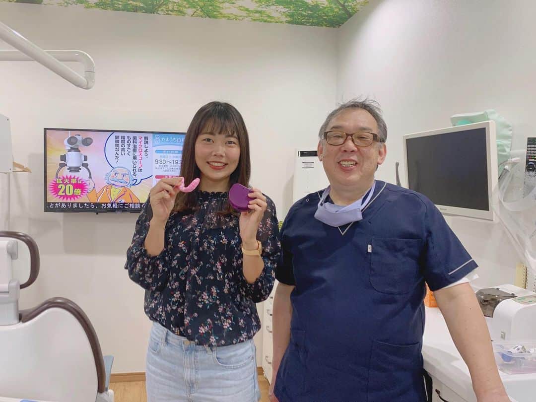 のインスタグラム：「- 歯並びと噛み合わせに関してはずーっと気を遣ってきてたから、マウスピースを試せて良かった🦷！！ 飛込やこれからのトレーニングで使うのが楽しみです🏋🏻‍♀️ - @yamauchi_secondstage #マウスピース #要望に対して丁寧に応えてくださいました #ありがとうございます ☺️ #奥歯噛み締める癖がまぁひどい #顎関節症 #お寿司でシャリとネタを別に食べるしかなくなる時もあった #それはもうお寿司ではない」