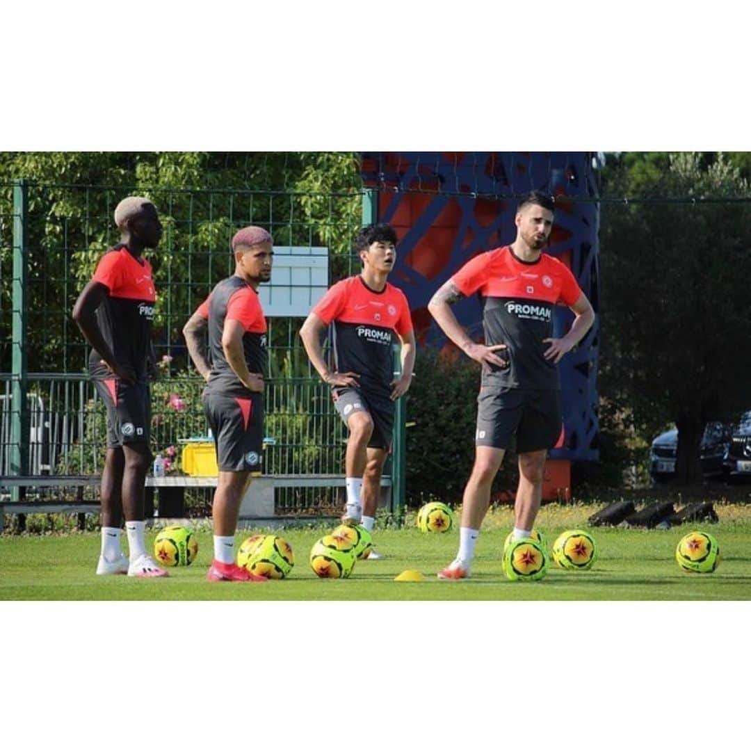 ユン・イルロクのインスタグラム：「training⚽️」