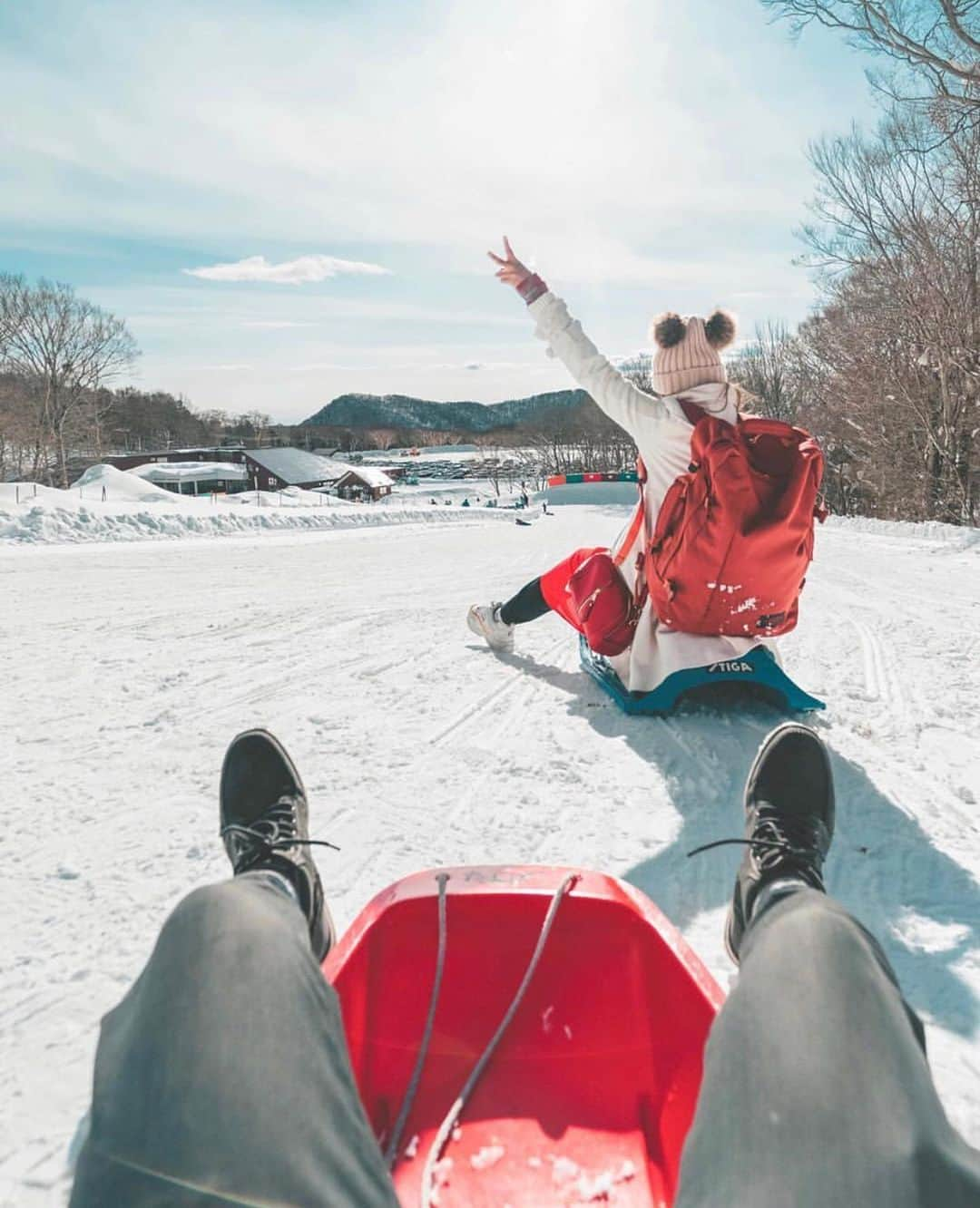 CABINZEROさんのインスタグラム写真 - (CABINZEROInstagram)「“Feel the Rhythm! Feel the Rhyme! Get on up, its bobsled time! Cool Runnings!” - Sanka Coffie Thank you so much for amazing photo @colzvidal 📸 #cabinzero #repost #thankyou #travellers #travelblogger #instagood #winter #snowwhite #explore #adventure #moment #travellife #travellover #photooftheday #coolrunnings #chill #enjoylife #backpack #classic #classicstyle #traveling #zerorules」6月26日 22時16分 - cabinzero