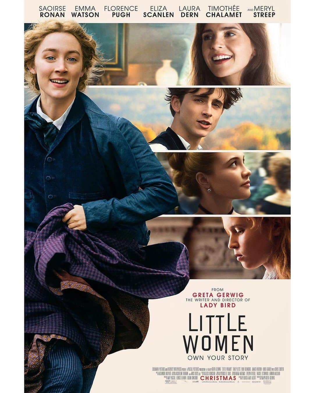 大月さゆのインスタグラム：「#littlewomen 観てきました。﻿ 日本での題名は﻿  #ストーリーオブマイライフわたしの若草物語 ﻿ ﻿ ﻿ 3月に上映の予定でしたが、﻿ 今日やっと見ることができました。﻿ ﻿ ﻿ 今まで何本も観て知ってるのに、﻿ 4人姉妹のエピソードとかだいたい全部知ってるのに、﻿ この感動🥺﻿ ﻿ ﻿ そして今回の映画、とてもいいです。﻿ ジョー、メグ、ベス、各キャラクターは勿論なのですが、﻿ エイミーがとても素敵だった。﻿ そしてローリーも。」