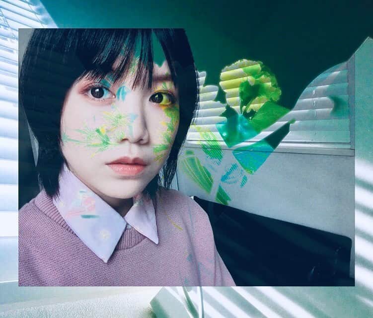 田上真里奈のインスタグラム：「#二重露光」