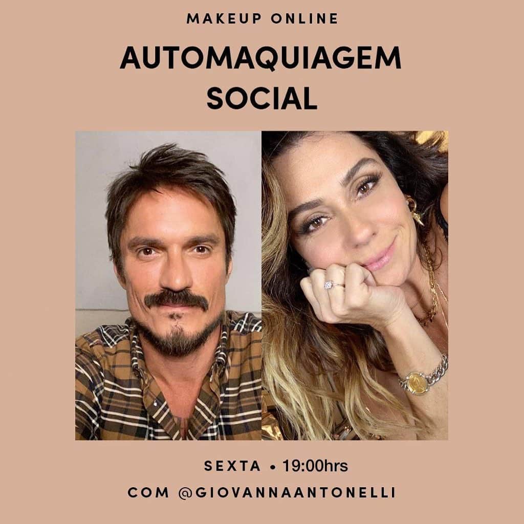 Giovanna Antonelliのインスタグラム：「Pra fechar a semana com chave de ouro, eu e meu grande amigo @lavoisier vamos bater um papo cheio de alto astral hoje, às 19h ❤️🥰」