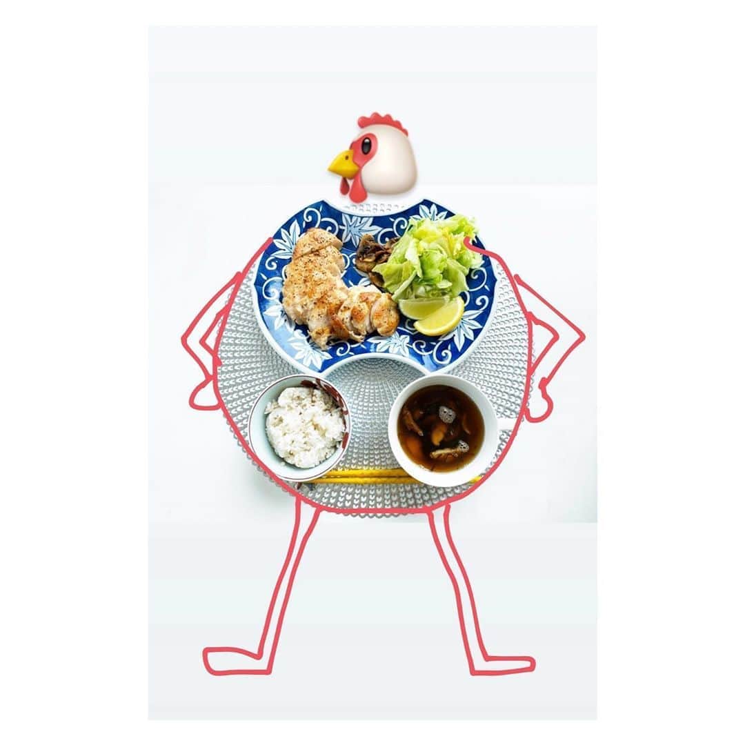 吉竹史さんのインスタグラム写真 - (吉竹史Instagram)「昨日ストーリーに何気なく絵描いて載せたコチラ。  胸肉マン。  なぜか色んな人から、かわいい！コレ好き！っと連絡が来たので、一応記録として残しておこう。  良かったな、胸肉マン。  #吉竹さんちのゴハン #鶏胸肉」6月26日 23時25分 - fumi_yoshitake