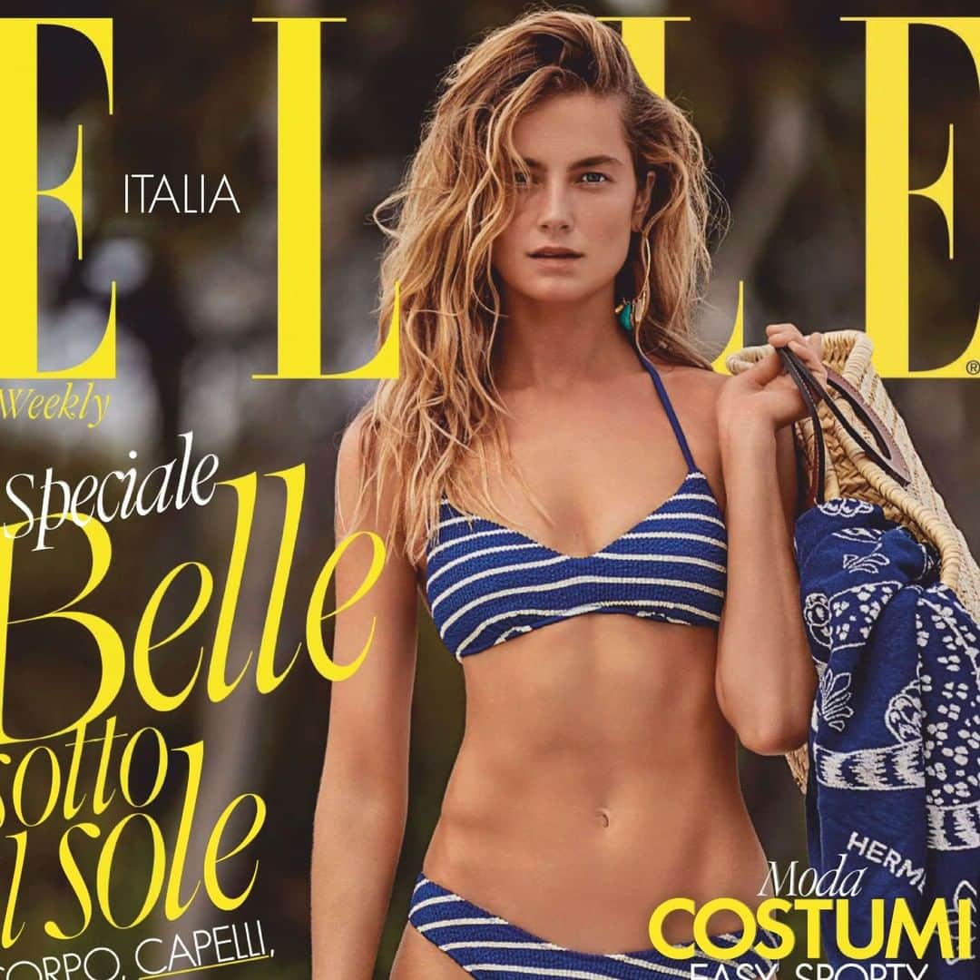 オーレリービダマンのインスタグラム：「Get ready for summer with Cassis earrings 🐠 #ss20 #cassis #aureliebidermann  Thank you @micaelasessa et @elle_italia」