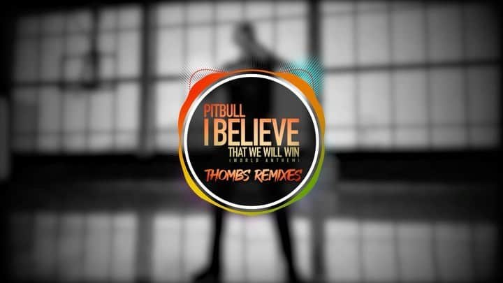 ピットブルのインスタグラム：「Stay safe and dance this weekend to the “I Believe That We Will Win” remixes by @thombsmusic out now! Dale. #ibelievethatwewillwin  Listen here: https://mr305.ffm.to/thombs」
