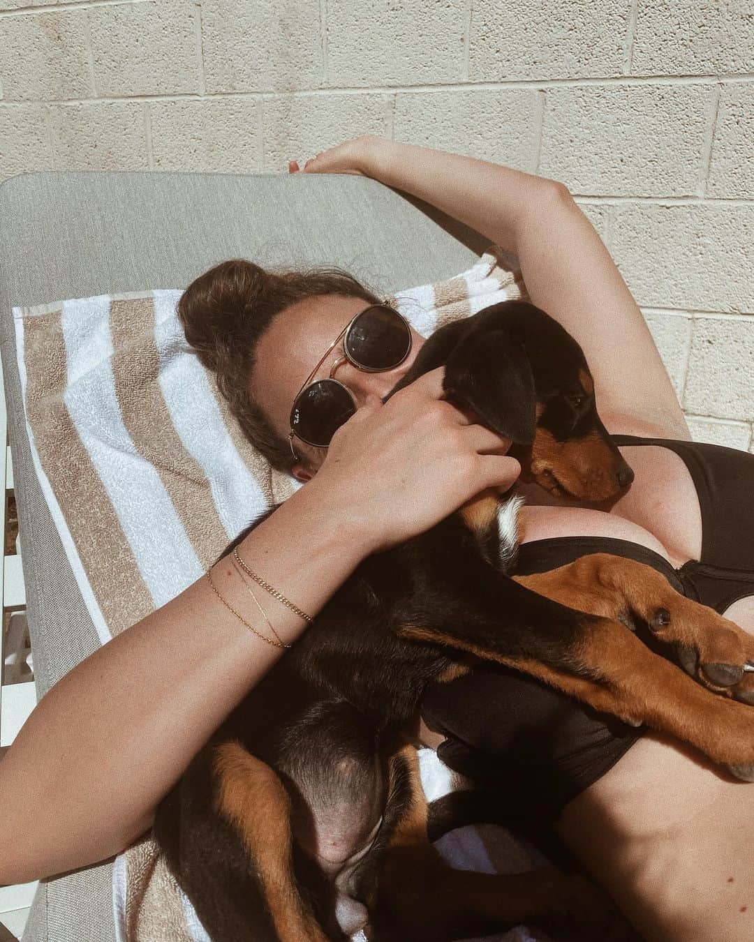 Camden Scottのインスタグラム：「I am so lucky that you’re my person, Tar. I’m feeling extra sentimental today and just wanted to share how amazing my human is. Maybe it’s bc it’s my parents 38th wedding anniversary, maybe it’s because today is a little rough and you have made it so much easier, or maybe it’s my period 🤷🏼‍♀️ either way, I’m so proud to be with you.」