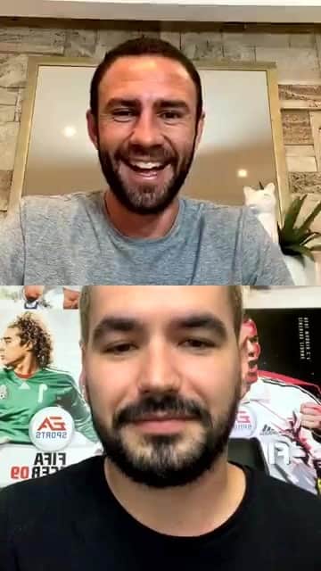 ミゲル・ラジュンのインスタグラム：「Platicamos con @cacho_ig , explicamos cómo utilizar y para qué sirve el adidas GMR @adidasmx y además regalamos un kit (tacos o tenis y un adidas GMR) entre los que estuvieron en la transmisión! 😱😱😱」