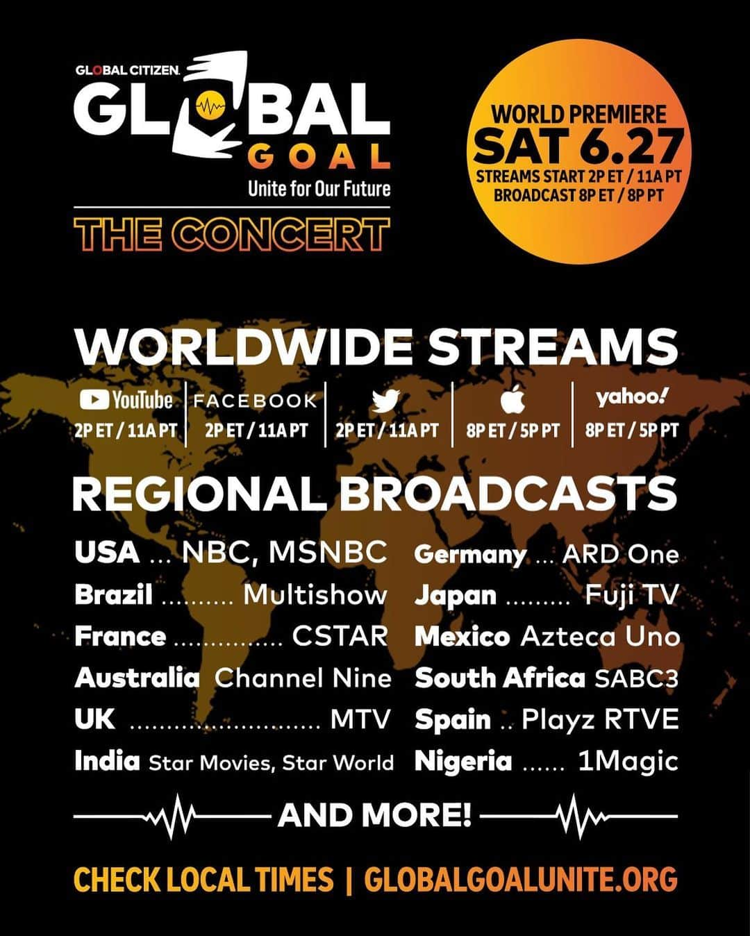 シャキーラさんのインスタグラム写真 - (シャキーラInstagram)「Tomorrow night (Saturday), Shak’s joining the #GlobalGoalUnite Concert to combat the impact of COVID-19 on marginalized communities and calling on world leaders to make testing, treatments & vaccines available to all. More info at the #linkinbio.  Mañana por la noche (sábado), Shak se suma al concierto #GlobalGoalUnite de @glblctzn  para combatir el impacto del COVID-19 en las comunidades más necesitadas y para hacer un llamado a los líderes mundiales para incrementar el número de tests, tratamientos y vacunas para tod@s.  ShakHQ」6月27日 5時31分 - shakira