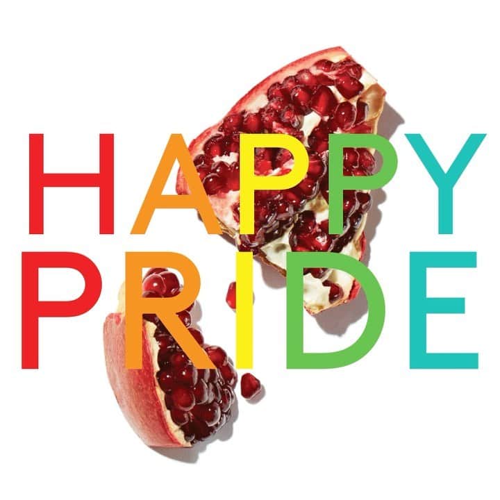 ボビー・ブラウンのインスタグラム：「Happy and Healthy Pride. 🍎🥬🍊🍋🍆」