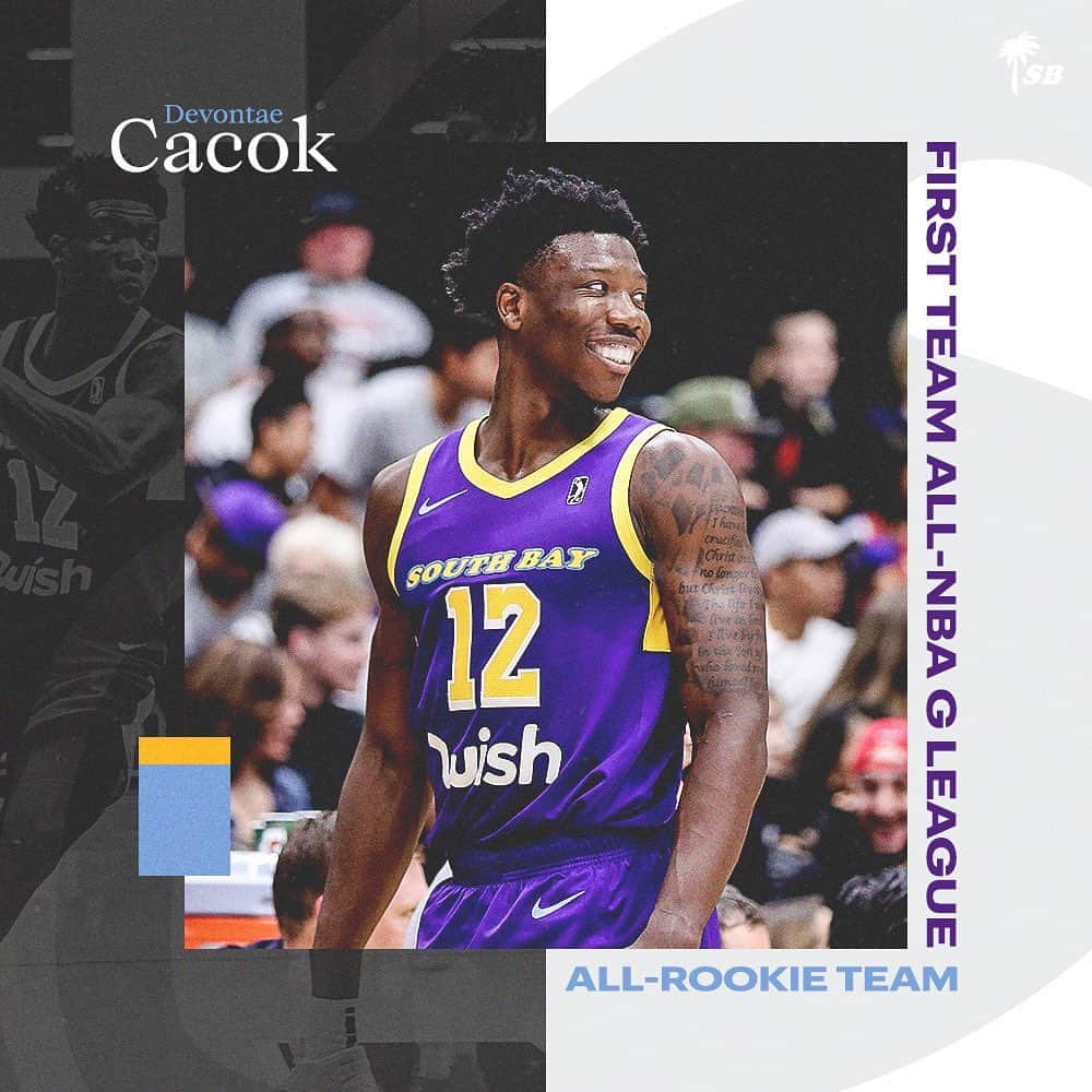 Los Angeles Lakersさんのインスタグラム写真 - (Los Angeles LakersInstagram)「In 33 games with the @southbaylakers, our two-way player @vontae_15 averaged 19.4 points and 11.9 rebounds to solidify his spot on the All-NBA G League First Team and All-Rookie Team 🙌」6月27日 6時46分 - lakers