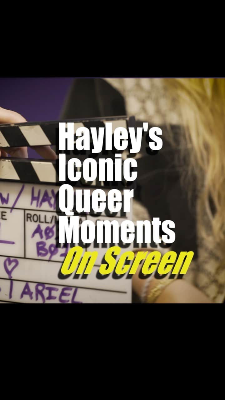 ヘイリー・キヨコのインスタグラム：「😏What are some of your favorite on screen queer moments? 🌈 🎥: @gaptoofentertainment」