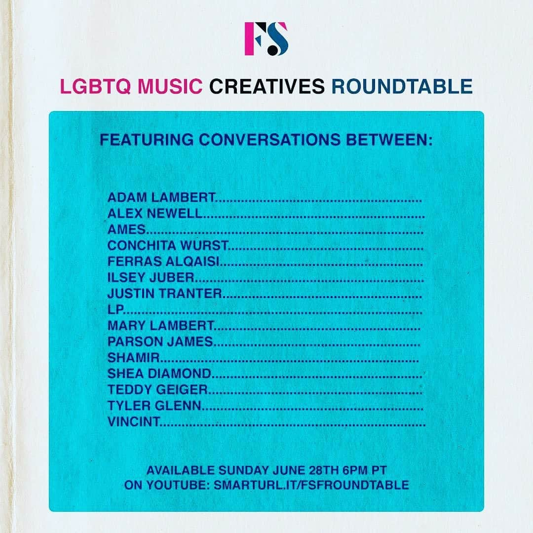 アダム・ランバートさんのインスタグラム写真 - (アダム・ランバートInstagram)「Had an amazing time hearing all these Queer trailblazers speak today at the first @feelsomethingfoundation Creative Roundtable. @thealexnewell @mynameisames @conchitawurst @ferras @ilsey @tranterjustin @iamlpofficial @marylambertsing @iamparsonjames @shamir326 @iamsheadiamond @teddygeiger @tylerinacoma @vincint」6月27日 9時10分 - adamlambert