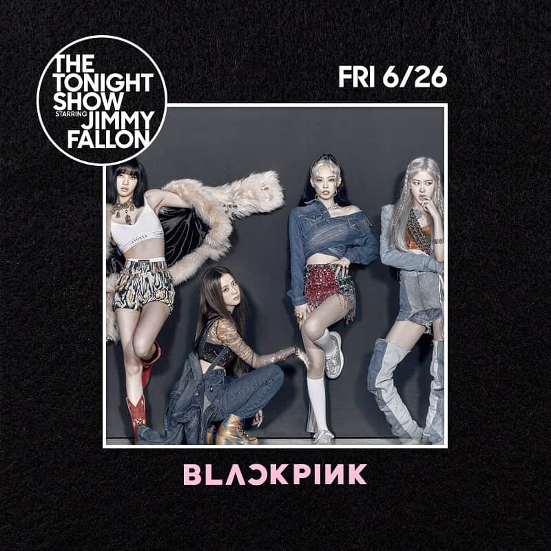 BLACKPINKさんのインスタグラム写真 - (BLACKPINKInstagram)「BLACKPINK @fallontonight Tonight at 23:35/22:35c on @NBC @fallontonight  #TheTonightShow #JimmyFallon #BLACKPINK #블랙핑크」6月27日 9時40分 - blackpinkofficial