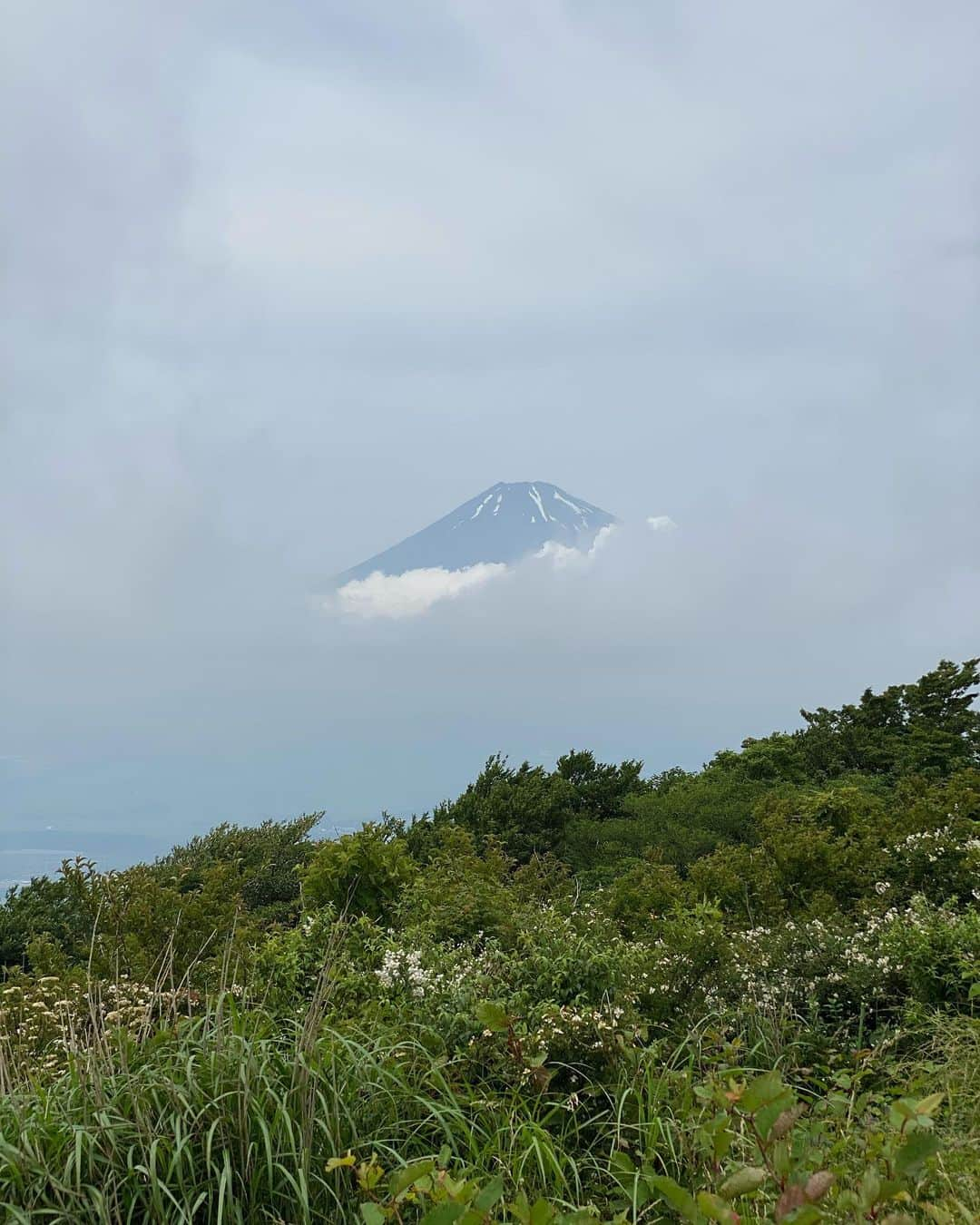 川田御早希さんのインスタグラム写真 - (川田御早希Instagram)「ちょこっと富士山が見えました！  #富士山  #三国峠 #自然に感謝 #引き寄せ #上機嫌 #いい気分 #今幸せでいよう #今を楽しむ」6月27日 19時07分 - misaki_kawada