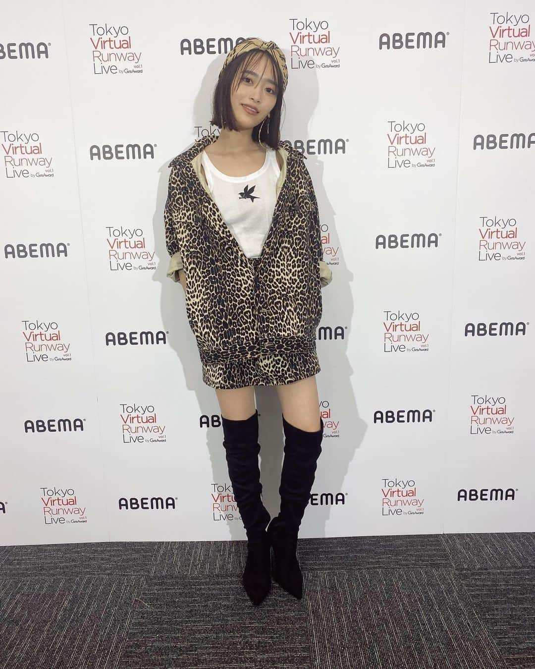 近藤千尋さんのインスタグラム写真 - (近藤千尋Instagram)「Tokyo Virtual Runway Live by GirlsAward ありがとうございました😍✨ 初のバーチャルファッションショー ドキドキでした💦😍 そして、早くまた皆さんの声援が聞こえる ファッションショーに出たいなぁと 思いました。❤️ 新鮮過ぎる豹柄衣装でした✨」6月27日 19時23分 - chipichan.1215