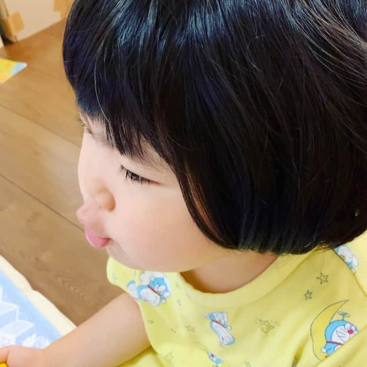 門脇舞以のインスタグラム：「#ここたま ブーム🥚🌈 #3歳4ヶ月 #おうち時間 #Amazonビデオ #妖怪ウォッチシリーズもコンプリート」