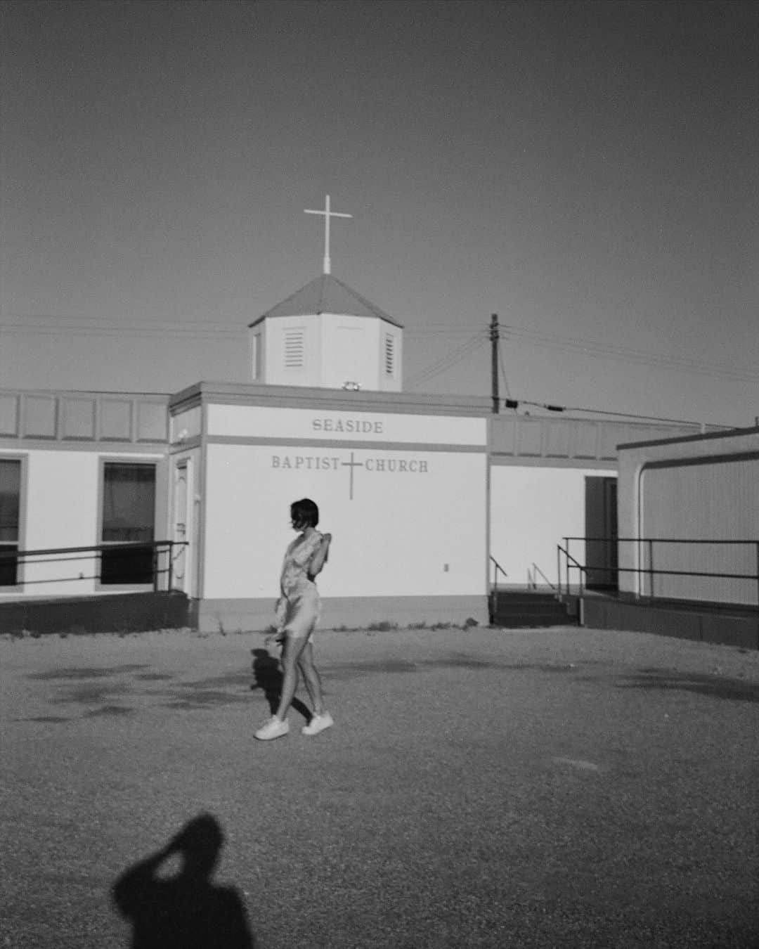 松島エミのインスタグラム：「#フィルム　#フィルム写真 #モノクロ」