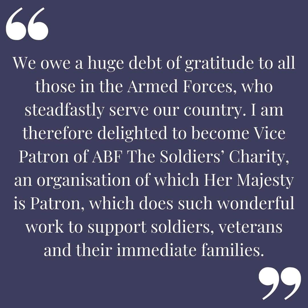 クラレンス邸さんのインスタグラム写真 - (クラレンス邸Instagram)「“We owe a huge debt of gratitude to all those in the Armed Forces, who steadfastly serve our country.  I am therefore delighted to become Vice Patron of ABF The Soldiers’ Charity, an organisation of which Her Majesty is Patron, which does such wonderful work to support soldiers, veterans and their immediate families.” -The Duchess of Cornwall • On #ArmedForcesDay, it has been announced that The Duchess of Cornwall has become Vice-Patron of @soldierscharity - the Army’s national charity. • Formed in 1944, the organisation provides a lifetime of support to soldiers, veterans and their families when they are in need. In the past year, they have helped 70,000 members of the Army family in 68 countries across the globe and funded 92 other charities and organisations to deliver specialist services. • Her Majesty The Queen has been the Patron of @soldierscharity since 1953. • The Duchess of Cornwall has a close association with the armed services and holds nine military appointments including The Royal Colonel of the 4th Battalion the Rifles and Commodore in Chief of the Navy Chaplaincy Service. 📸PA」6月27日 18時15分 - clarencehouse