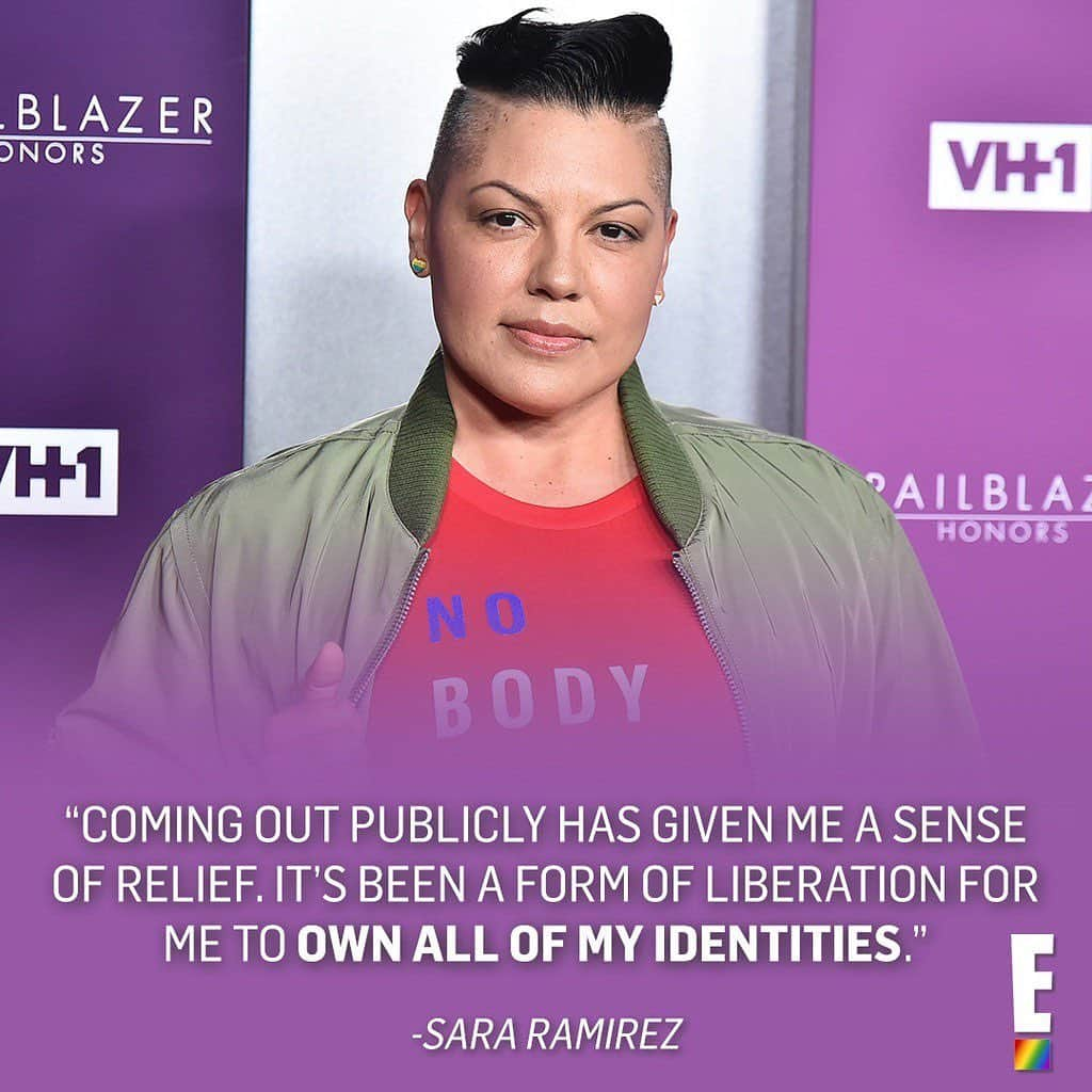 E! Onlineさんのインスタグラム写真 - (E! OnlineInstagram)「Callie Torres: Badass ortho god. Sara Ramirez: Badass human rights activist. #Pride (📷: Getty)」6月28日 4時49分 - enews