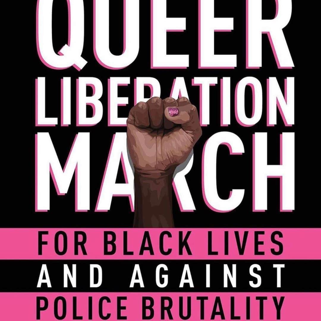 トームさんのインスタグラム写真 - (トームInstagram)「#repost @nycdsa @queermarch no one is free 🌹 until we are ALL free 🌹 #queerliberationmarch #blacklivesmatter」6月28日 5時27分 - tomenyc