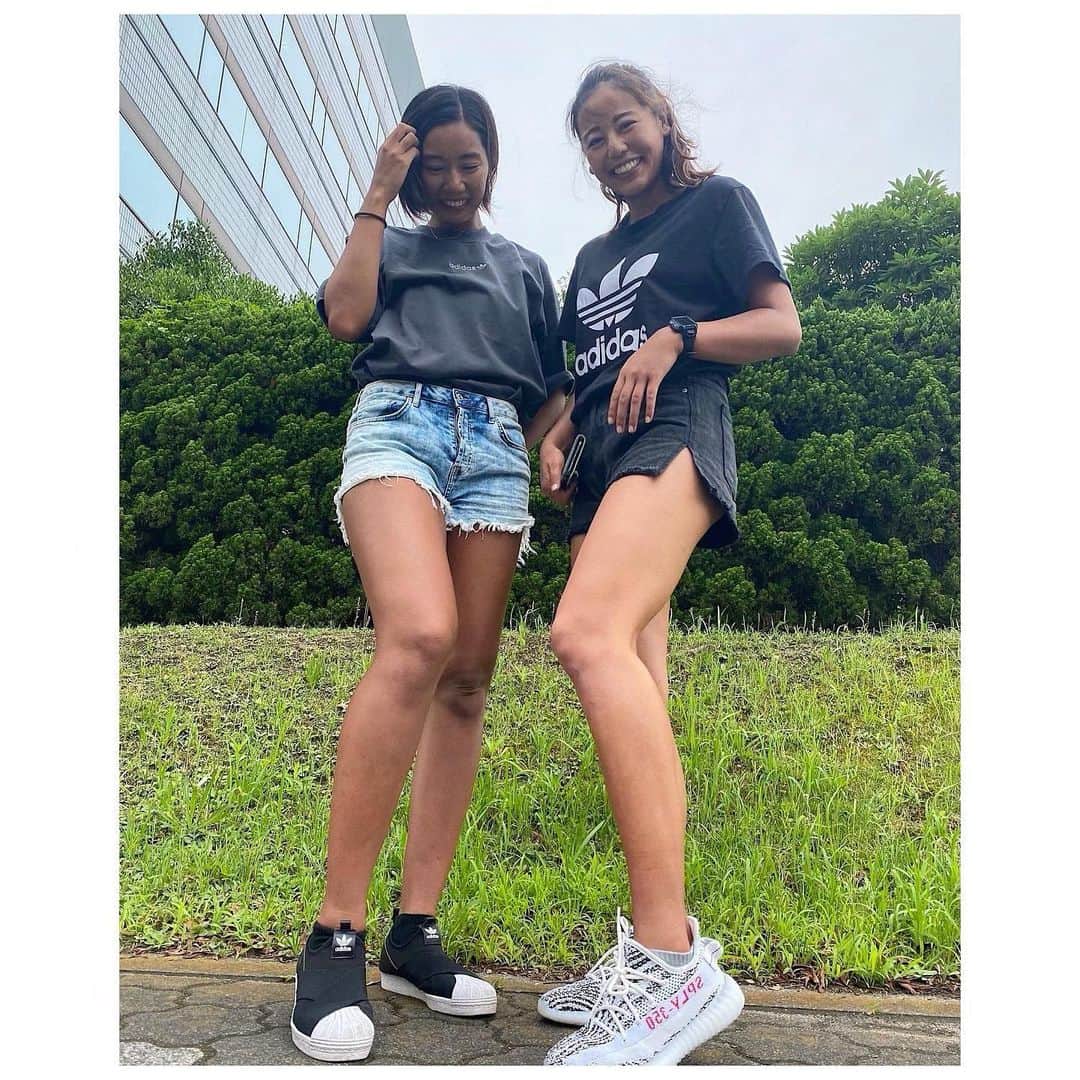 村上礼華さんのインスタグラム写真 - (村上礼華Instagram)「6/27 練習終わりに📸 かほさんから貰ったショーパンお気になのです♥︎」6月27日 21時23分 - re_ka.m