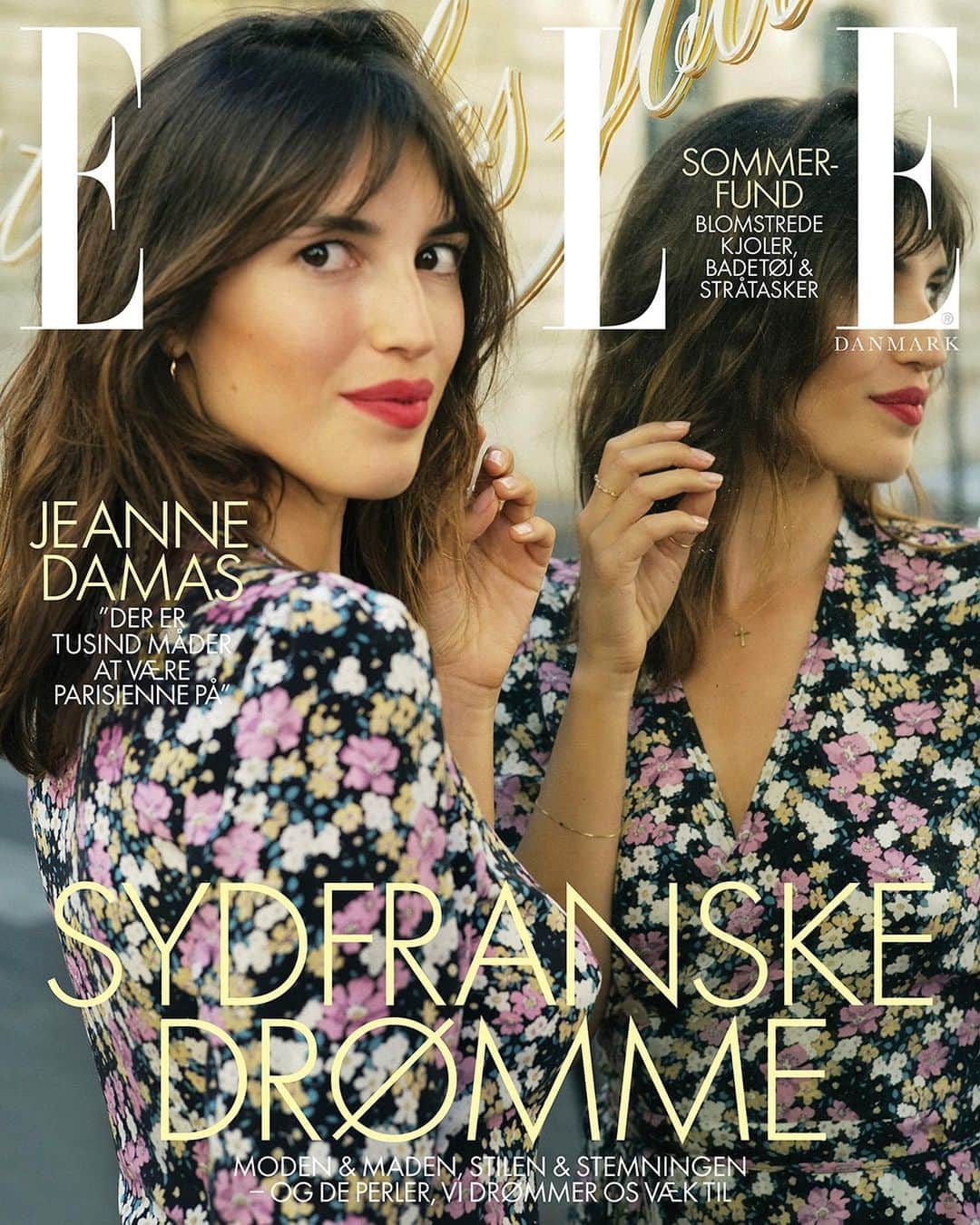 Jeanneのインスタグラム：「Thank you @elledanmark for this cover and story about my work ❤️ Big thank you also to @ninakoltchitskaia for the pictures. We shot them, just the 2 of us without team right after the deconfinement 📷」