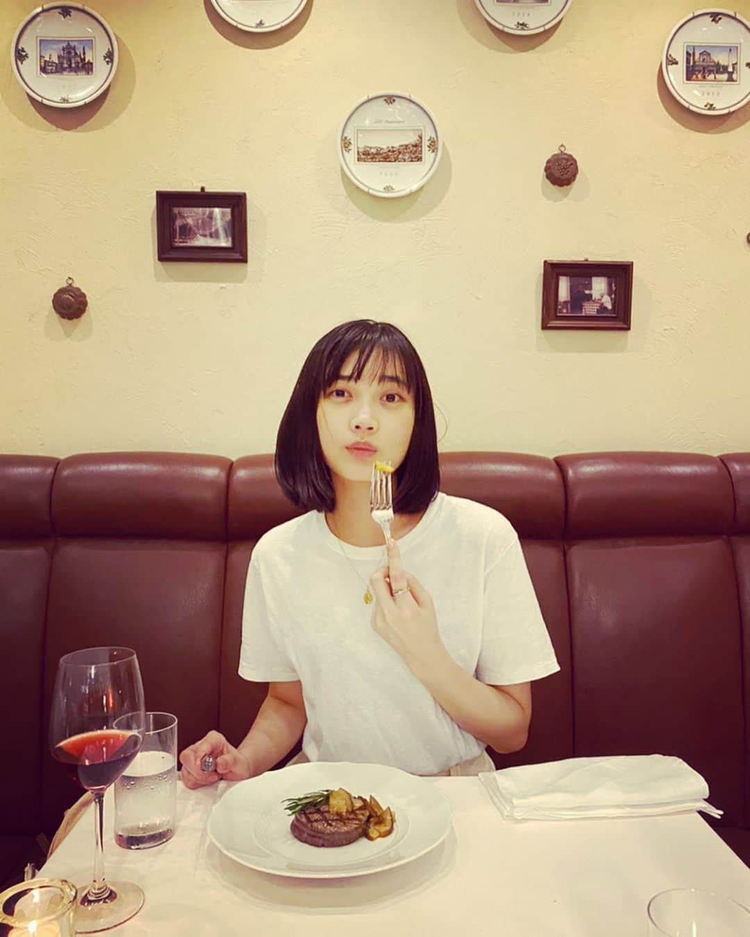 林田岬優さんのインスタグラム写真 - (林田岬優Instagram)「久々の外食🍖」6月27日 21時41分 - miyu_hayashida