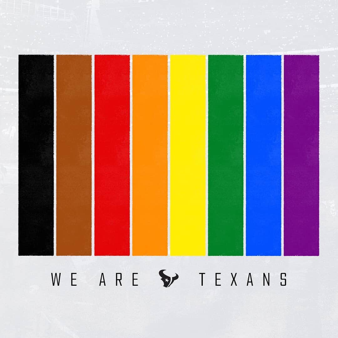 ヒューストン・テキサンズさんのインスタグラム写真 - (ヒューストン・テキサンズInstagram)「#Pride」6月27日 23時00分 - houstontexans