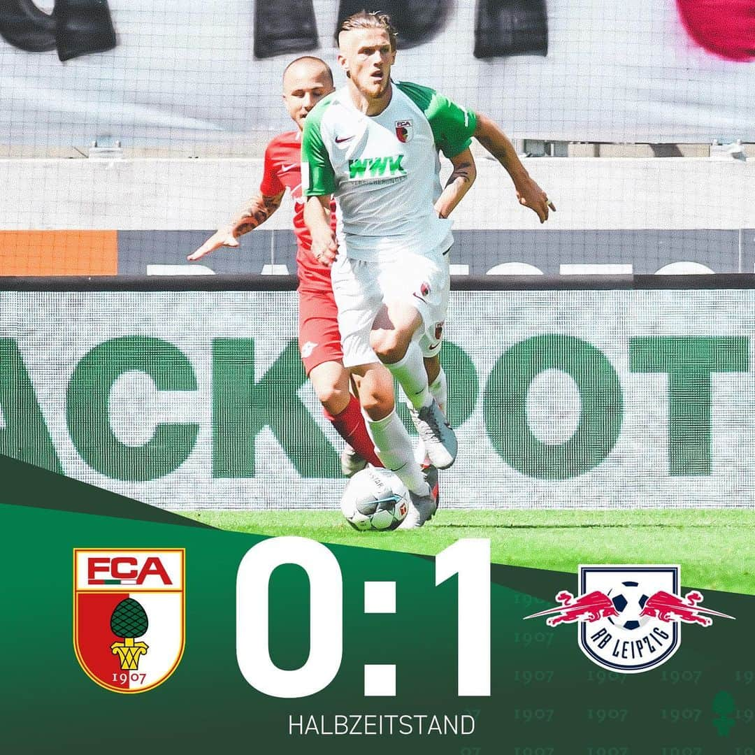 FCアウクスブルクさんのインスタグラム写真 - (FCアウクスブルクInstagram)「45‘ Leipzig macht Druck, @rani_khedira8 mit der besten Chance für den #FCA! 🤝 #FCARBL #FCA1907 #fcaugsburg」6月27日 23時20分 - fcaugsburg1907