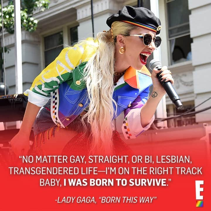 E! Onlineさんのインスタグラム写真 - (E! OnlineInstagram)「Our mamas told us when we were young we are all born superstars. #Pride (📷: Getty Images)」6月28日 0時00分 - enews