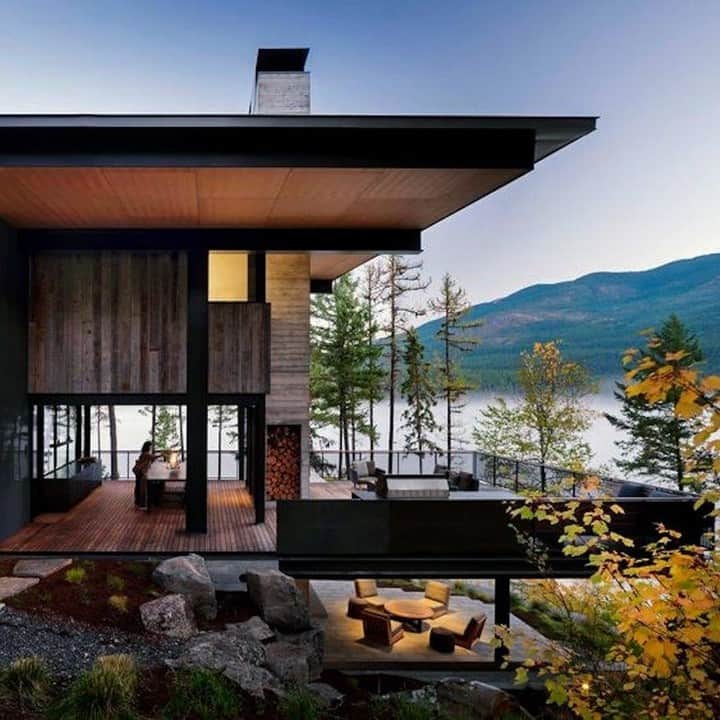Architecture - Housesさんのインスタグラム写真 - (Architecture - HousesInstagram)「How Tom Kundig Turned a montana campsite into a stunning, sustinable home. 🌱⁣⁣ ⁣⁣ Do you want to see the result? It's spectacular! Swipe left and enjoy 👉💙⁣⁣ ⁣⁣ #archidesignhome ⁣⁣ ⁣⁣ ___⁣⁣ ⁣⁣ Designed by @olsonkundig⁣⁣ 📷  @elledecor⁣⁣ ___⁣⁣ ⁣⁣ #Architect #Architecture #Art #House #Design #Landscape #Nature #Luxury #architecturephotography ⁣⁣#architecturelovers #modernarchitecture #architecturedesign」6月28日 0時20分 - _archidesignhome_