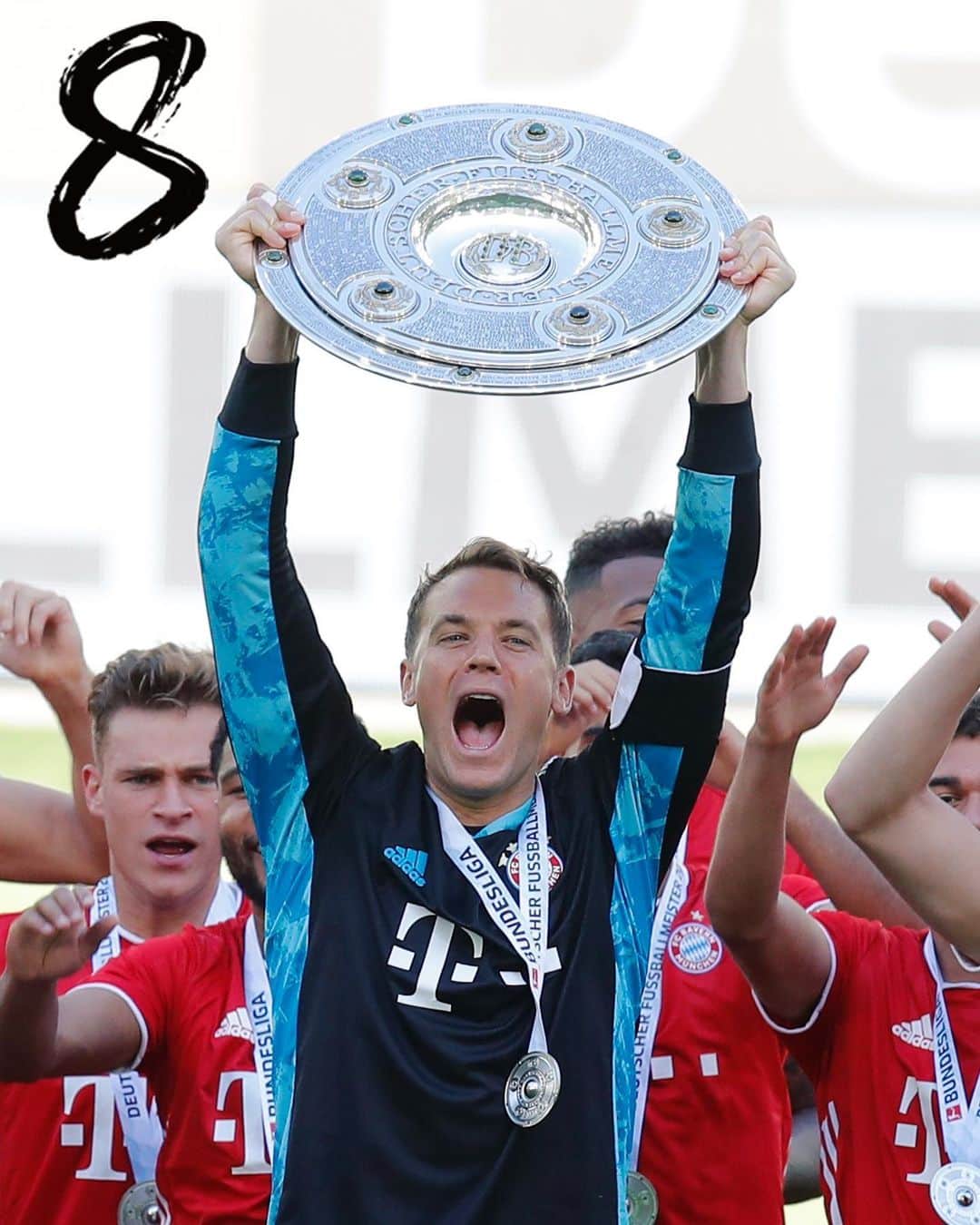 バイエルン・ミュンヘンさんのインスタグラム写真 - (バイエルン・ミュンヘンInstagram)「You love to see it! #MEI8TER🏆❤️ #MiaSanMia #FCBayern #Bundesliga #Champions #Bayern #Football」6月28日 0時42分 - fcbayern