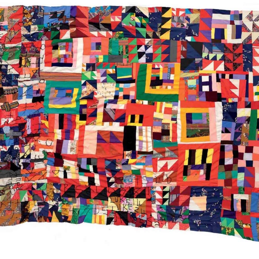 デレク ラムのインスタグラム：「Rosie Lee Tompkins. Artist. Retrospective at the Berkeley Museum Of Art. Virtual tour.  #americanquilting @BAMFA」