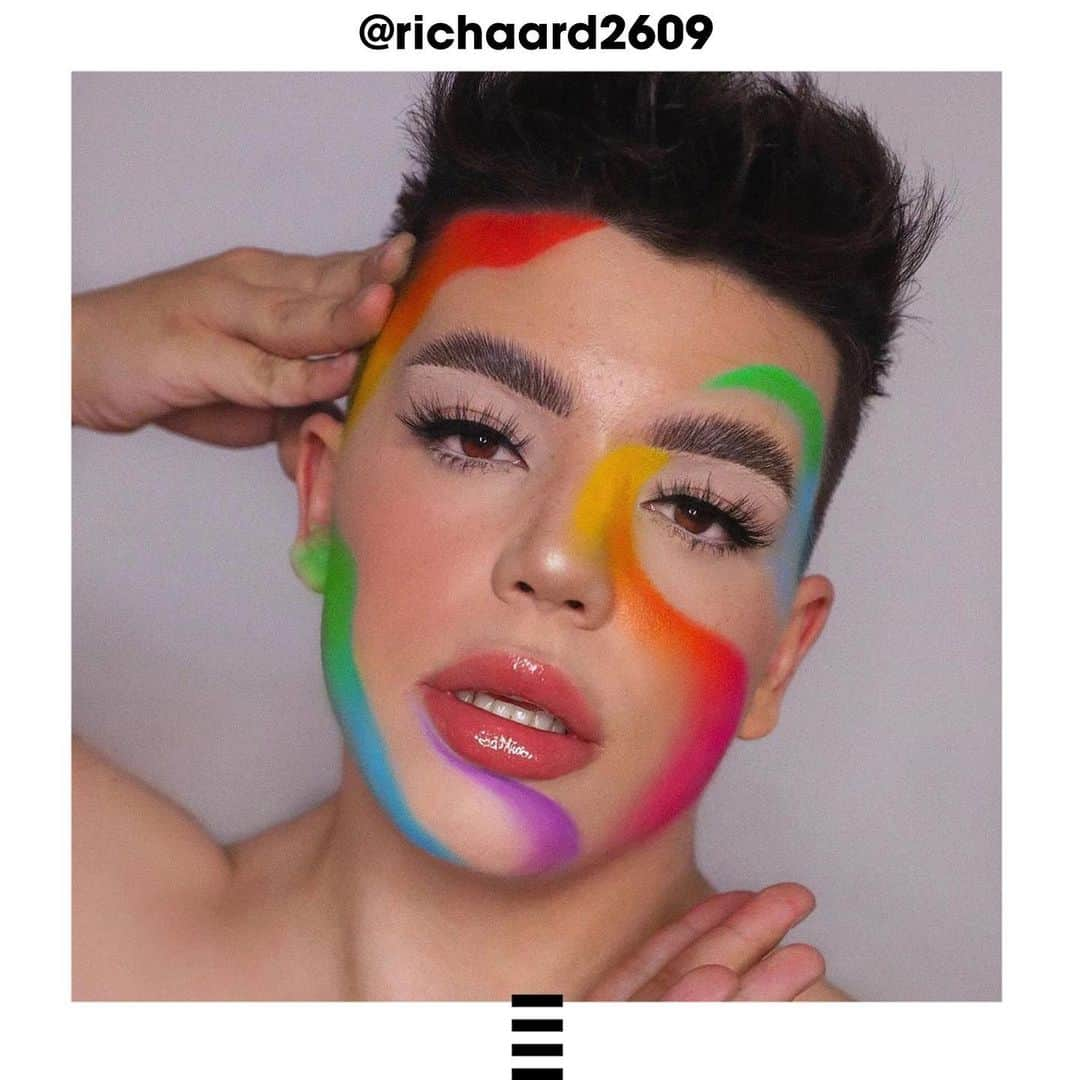 セフォラさんのインスタグラム写真 - (セフォラInstagram)「BE PROUD 💕 Commentez des 🌈 si vous trouvez ce makeup artistique #Pride de @richaard2609 sublime! — #Regram @richaard2609 #TheUnlimitedPowerOfBeauty #SephoraFrance #BeProud」6月28日 0時59分 - sephorafrance