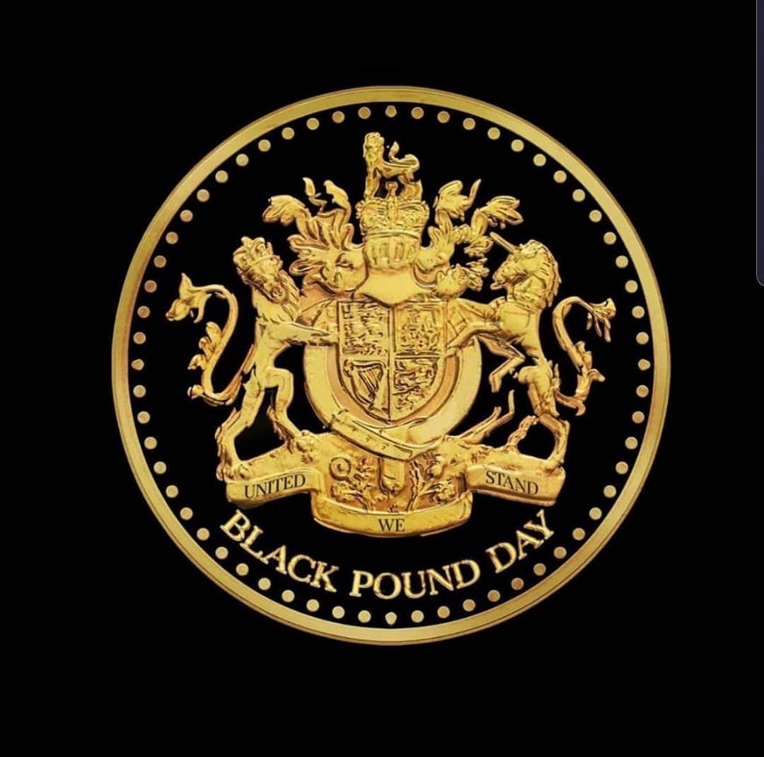 Fuse ODGのインスタグラム：「It's officially #BlackPoundDay 👑  Attention to all black business owners  Drop your black business below so we can spend some shmoney on your products. It's time for economic actions. Time to build our own.  Love to King @swissworld_ for this ❤💛💚」