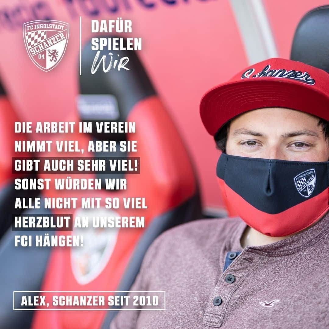 FCインゴルシュタット04さんのインスタグラム写真 - (FCインゴルシュタット04Instagram)「So ist der Verein, den wir lieben: Er nimmt, er gibt, er begeistert, er enttäuscht, er lebt. Für all die #Schanzer, die über Jahre ihr Herzblut in den FCI fließen lassen - damit es uns heute & morgen gibt. Dafür spielen WIR. 🖤❤️ ___ Alex ist seit 2010 dabei und aktuell als Sicherheitsbeauftragter besonders im Fokus. Egal ob Auswärtsreise der Profis, (Geister-)Heimspiele oder Kontrollen vor den Trainings. Er ist Teil der Schanzer Familie, die dafür sorgt, dass der Laden läuft - jetzt und in Zukunft. . . #schanzerdassindwir #Schanzerfürimmer #Ingolstadt #FCI #FCIngolstadt #soccer #fussball #football #3liga #fu3ball #zeigtsuns #gemeinsam #zusammen #miteinander #dahoam #SVMeppen #Meppen #SVMFCI #immerweiter #zamhoidn #Auswärts #Auswärtsfahrt #support #Team #Squad」6月28日 1時30分 - dieschanzer