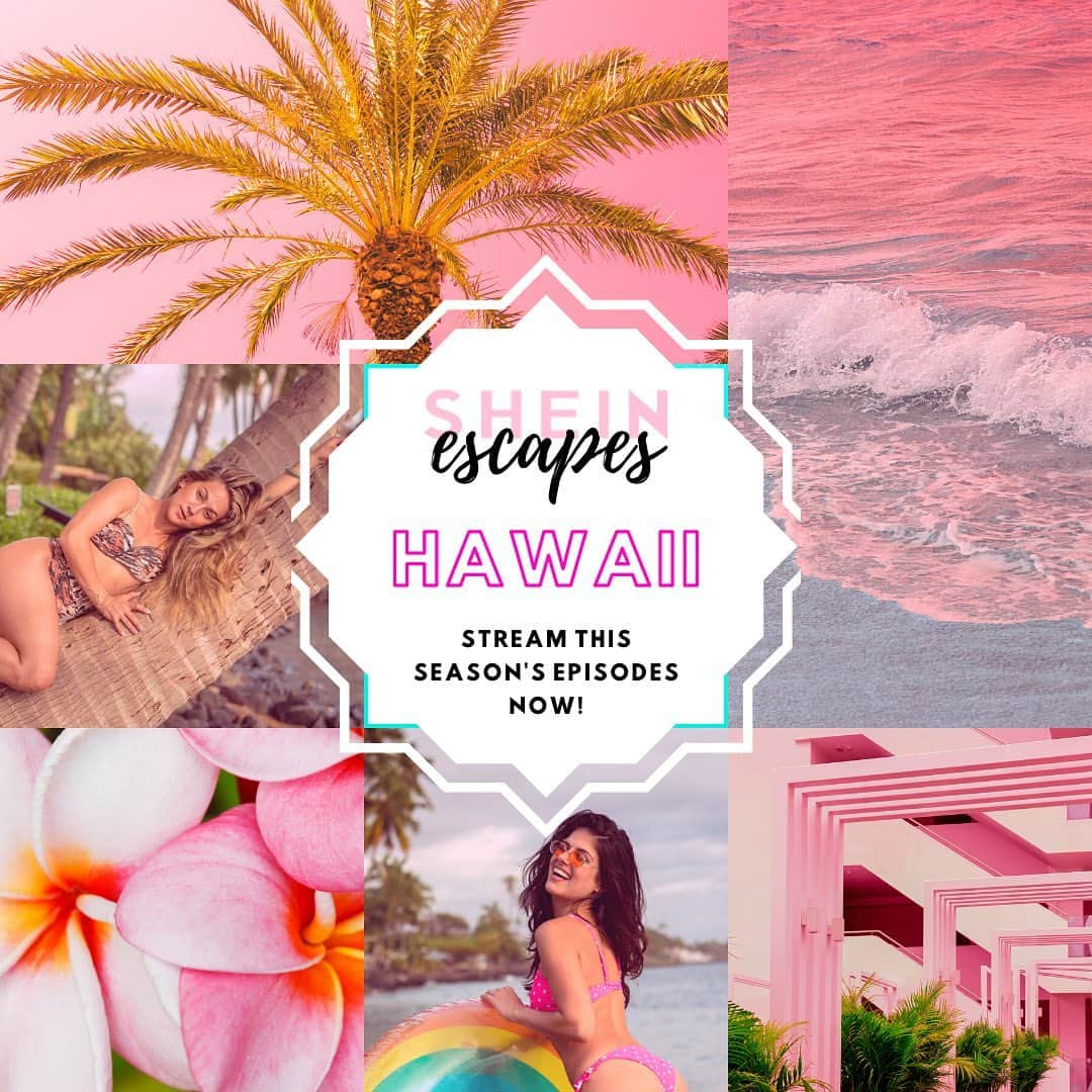 SHEINさんのインスタグラム写真 - (SHEINInstagram)「Join us for the trip of a lifetime to #Hawaii 🌊! Check out all the fun on this season of #SHEINescapes!  To Watch: https://bit.ly/3hAL7RH」6月28日 2時34分 - sheinofficial