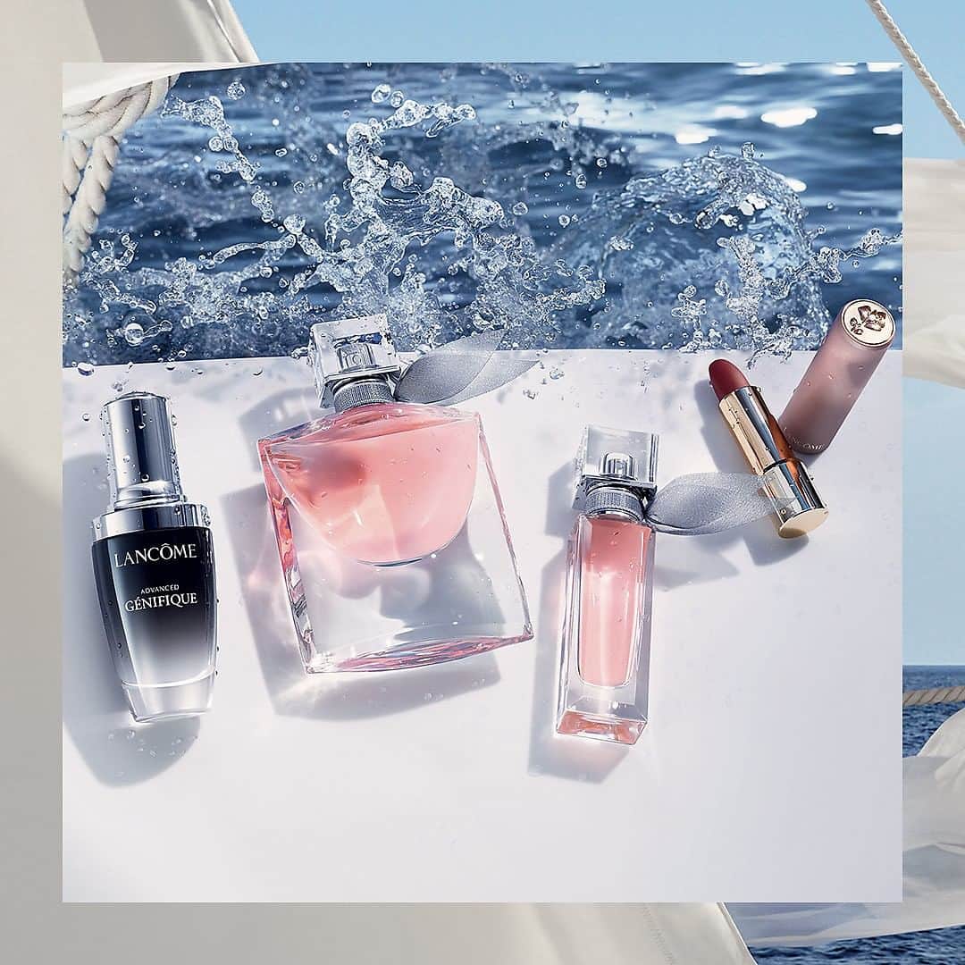 Lancôme Officialさんのインスタグラム写真 - (Lancôme OfficialInstagram)「Enjoy the freshness of summer wherever you are. Let our summer essentials take you on a sensorial journey to secluded beaches and sparkling blue oceans. #Lancome # LaVieEstBelle #AdvancedGenifique #MademoiselleBalm」6月28日 3時59分 - lancomeofficial