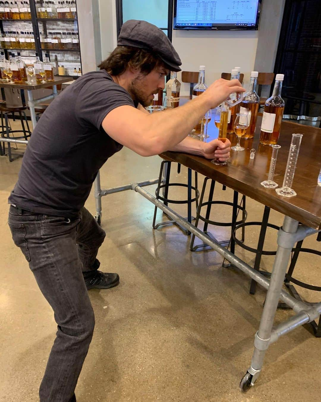 イアン・サマーホルダーさんのインスタグラム写真 - (イアン・サマーホルダーInstagram)「Doing what I love; learning and experiencing bourbon. I’ve had the great pleasure and luck to learn so much from this man. Dr Don Livermore aka @cdnwhiskydoc . A mentor, a dear friend and a celebrated master blender. The passion and scientific contribution to the whiskey world this man has made is truly incredible. I’m blessed and grateful to to learn from you Don, to call you my friend. Thank you.  This is me folks: After years of planning and the last 12 straight months of blending, tasting, testing, dreaming, pushing, flying and driving. Redeye flights, napping in hotels for 30 mins before meetings then rushing to get back on a plane and fly home hoping to make it in time to put the baby down.  Over 1,000 phone calls, thousands of emails, countless meetings, conference calls and fireside conversations.  Here is a little peak at just a few of the many levels that have gone into building our beloved @brothersbondbourbon . What a fun and intense journey.  My hat is off to my team. Our team. I can’t wait to share this with you. If you are legal drinking age, please go to brothersbondbourbon.com to sign up so we can be on this journey together and I can email you! Link in my bio. Coming soon to a retailer near you! Thank you! Let’s do this! Are you with me?」6月28日 15時13分 - iansomerhalder