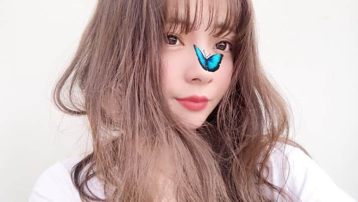のインスタグラム：「🦋 なんでもないです #B612 #original #selfie #自撮り」
