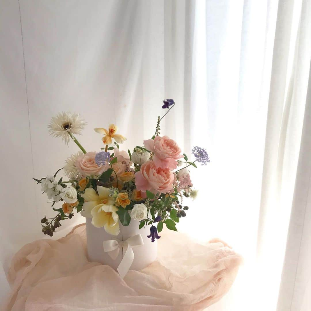 플로리스트 이주연 florist Lee Ju Yeonさんのインスタグラム写真 - (플로리스트 이주연 florist Lee Ju YeonInstagram)「. . 싱그러운 플라워박스 🧡 예쁘게 만들어준 @florist.goeun . #플라워박스 #flowerbox . 订花 WeChat ID vaness_flower 클래스상시모집 당일꽃주문가능 #수업문의 #주문예약 #lesson #Order  Katalk ID vaness52 WeChat ID vaness_flower E-mail vanessflower@naver.com . 강남구 역삼동608-16 📞02-545-6813 . #vanessflower #florist #flowershop #handtied #flowerlesson #花束 #花束包装 #바네스플라워 #플라워카페 #플로리스트 #꽃다발 #부케 #플로리스트학원 #역삼동꽃집 #역삼역꽃집 #언주역꽃집 #꽃꽂이수업 #플라워레슨 #꽃다발포장법 #꽃수업 #꽃주문 #하우스웨딩 #대관 #프로포즈대관」6月28日 15時02分 - vanessflower