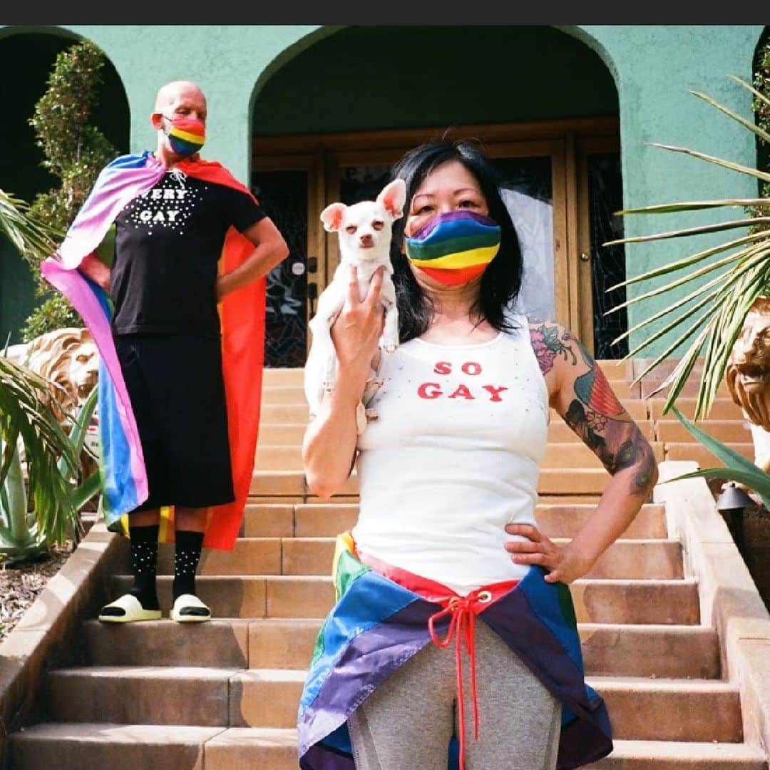 マーガレット・チョーさんのインスタグラム写真 - (マーガレット・チョーInstagram)「#happypridemonth #gay #gaypride @kennethhash #pride #love #lgbtq」6月28日 15時08分 - margaret_cho
