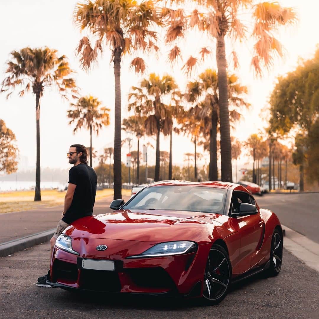 Toyota Australiaのインスタグラム：「Enjoy the view, inside and out #ToyotaGRSupra @tk_north」