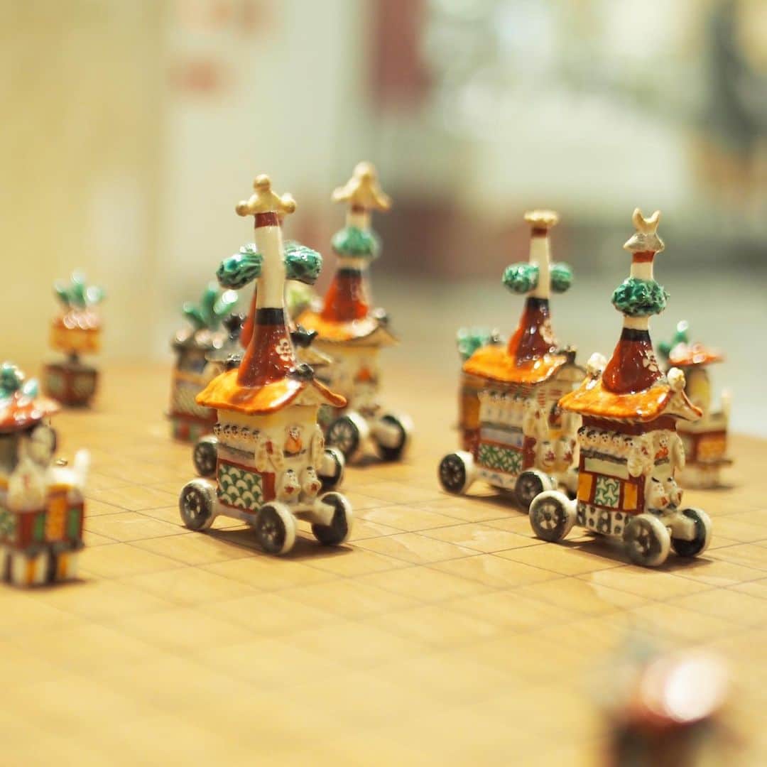 木村涼子さんのインスタグラム写真 木村涼子instagram 6 28 ふじもとふみえ 陶展に行ってきました Ff728 楽しみにしていた小さな祇園祭 細かい 小さい 可愛い Dmの写真が実物大と聞いていたけれど それよりも小さいんちゃう 今年は残念