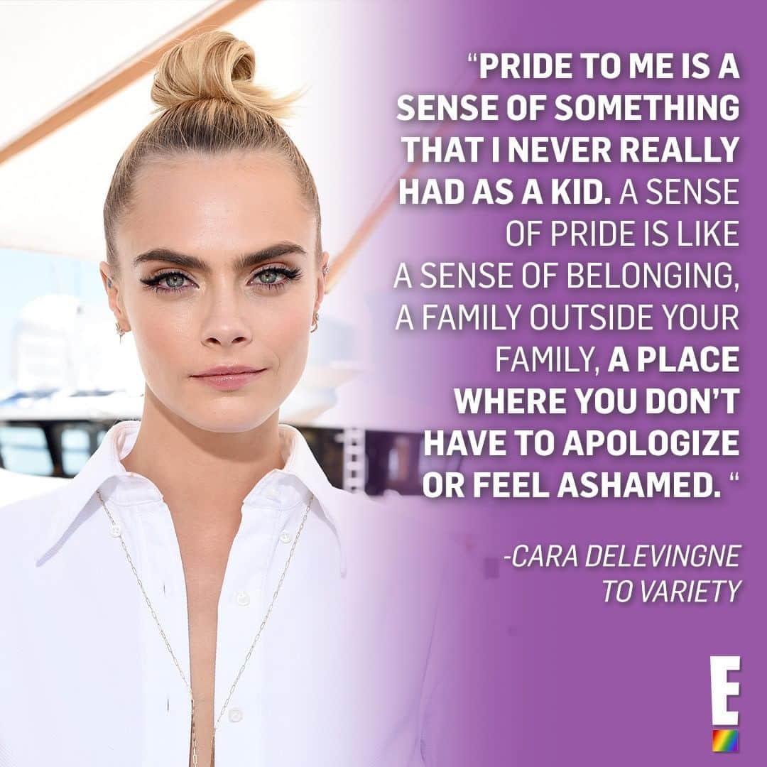 E! Onlineさんのインスタグラム写真 - (E! OnlineInstagram)「To finding your sense of belonging. To finding a place where you don't have to apologize or feel ashamed. 💜#Pride (📷: Getty Images)」6月28日 11時16分 - enews