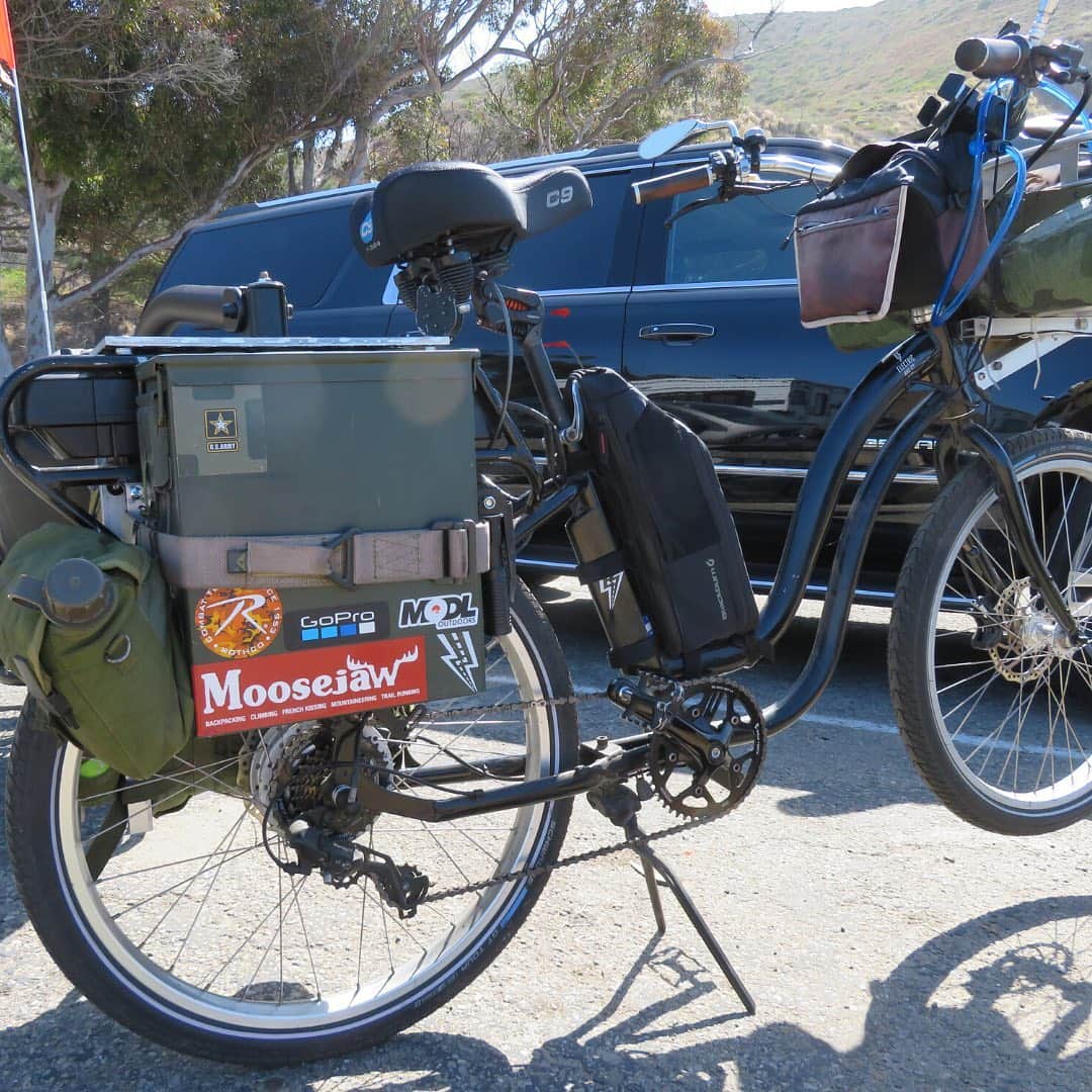 のインスタグラム：「We were ecstatic to hear about Eric's amazing experience biking through California and proudly representing the Rothco brand. "I wanted to say thanks again for the great product, I was just out on a 3 day bicycle tour from Santa Monica to Gaviota, CA.  As a prior service combat veteran, I'm used to gear that all works, and works together.  Half of what I take is my old issued TA-50, the other half comes from you guys.  I especially love the medkit, which I've converted to be my audio/video gear bag for GoPro, camera, solar charger and the like.  This was the first of my tours on the West Coast this summer, I started with a brand new ammo can on my bicycle and was happy to add your sticker as a purveyor of fine products.  Keep up the great work." Sincerely, Eric」