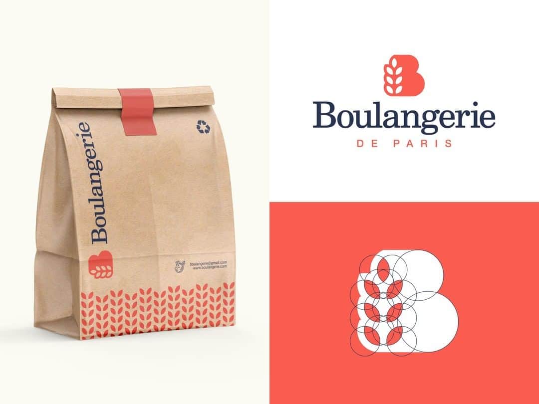Dribbbleさんのインスタグラム写真 - (DribbbleInstagram)「Boulangerie by Ilya Gorchaniuk ⠀ ⠀ #dribbble #design #branding #logodesign #logo #dribbblers」6月28日 12時35分 - dribbble